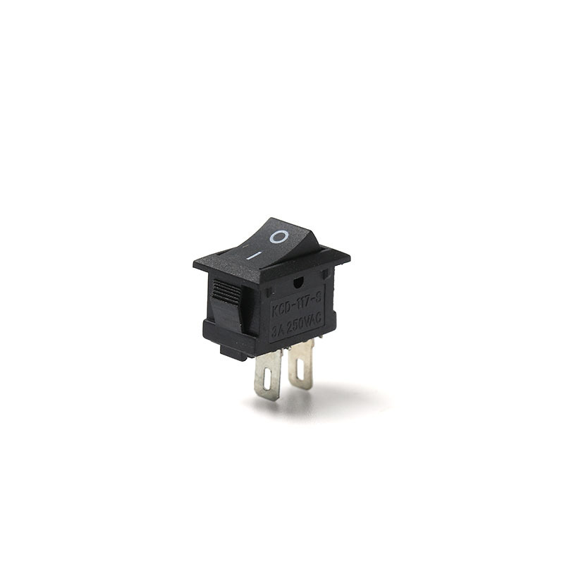 Przełącznik kołyskowy KCD11 Mini 3A 250V czarny ON - OFF switch włącznik
