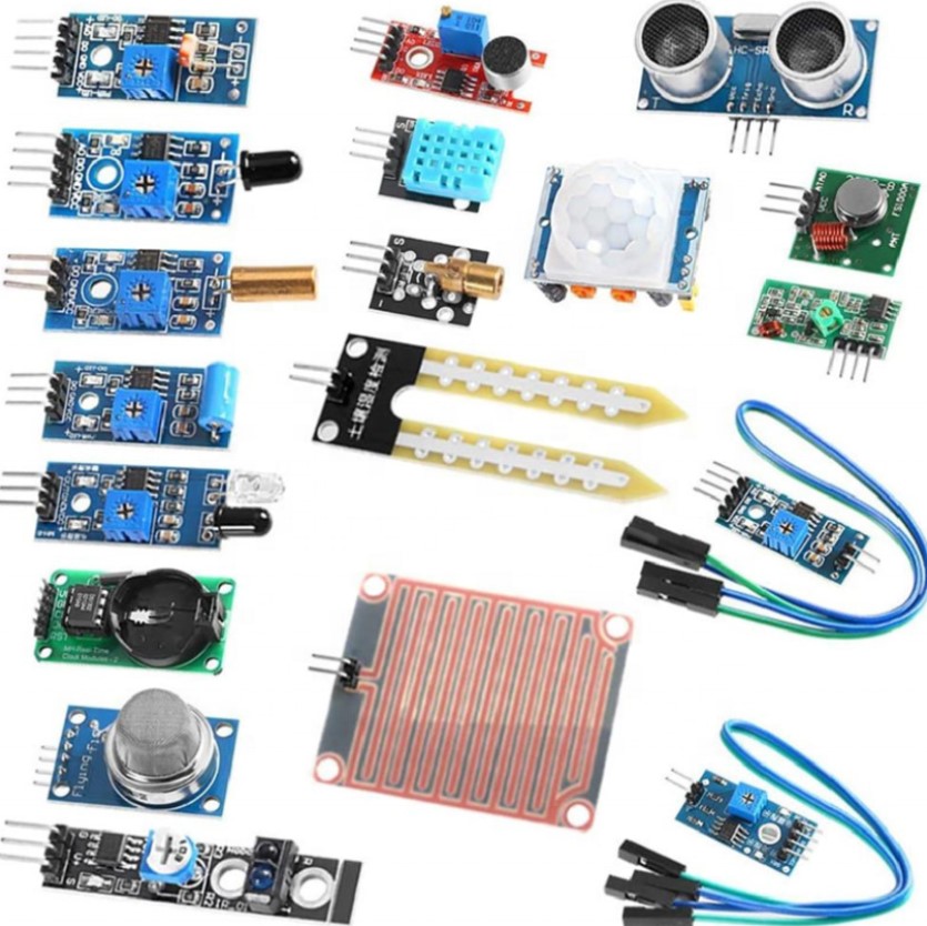 Zestaw 16 modułów czujników Raspberry Pi Arduino