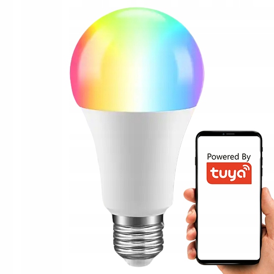 Żarówka LED inteligente oświetlenie RGB+CCT E27 TUYA