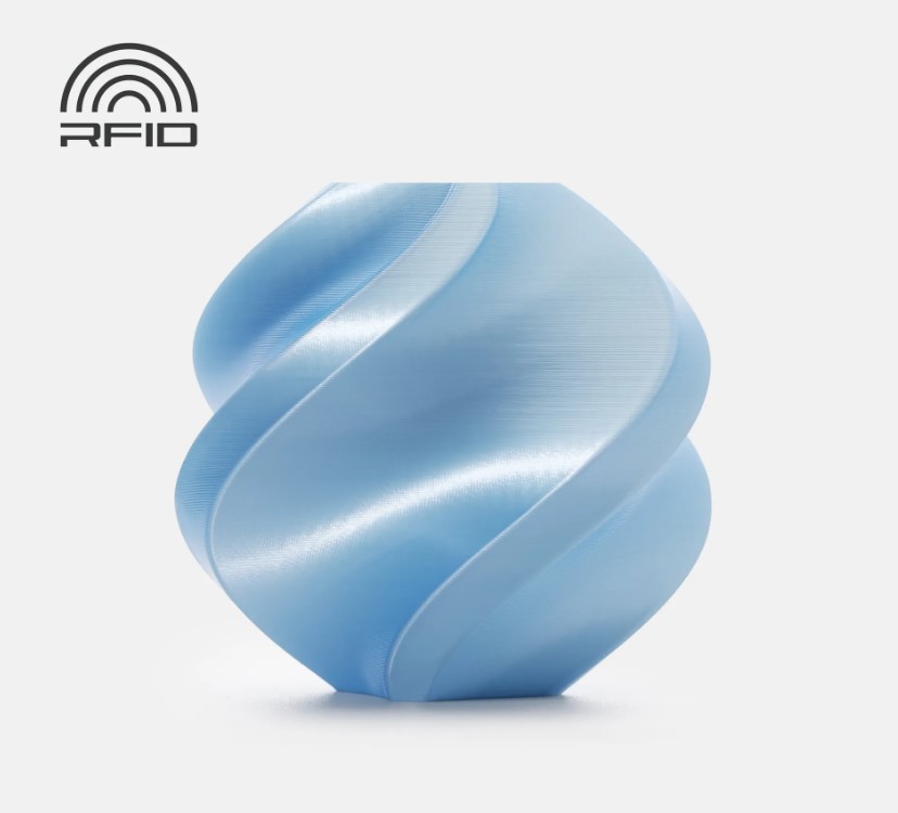 Filament BambuLab PLA Silk+ Baby Blue Jasnoniebieski 1,75mm 1kg Szpula 13603