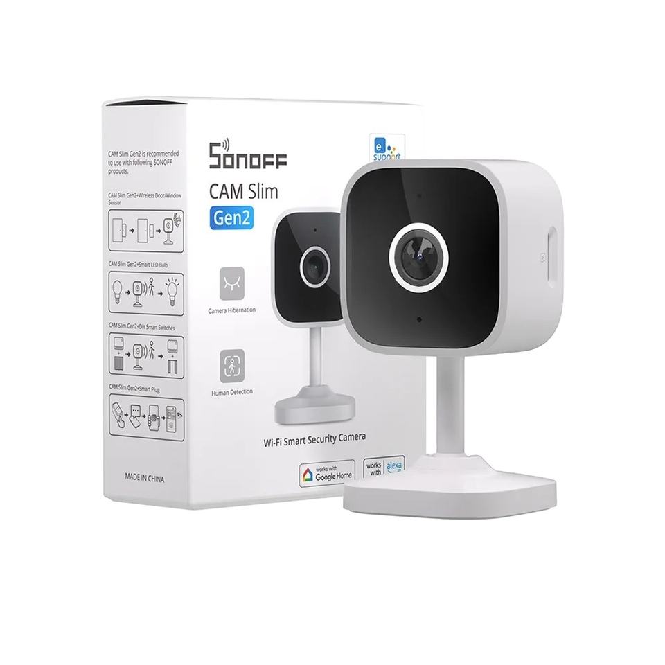 Sonoff CAM-S2 Kamera Bezprzewodowa WiFi 1080p Slim eWeLink