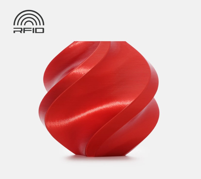Filament BambuLab PLA Silk+ Cukierkowa Czerwień 1,75mm 1kg Szpula 13205