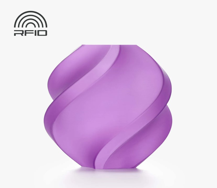 Filament BambuLab PLA Translucent Fioletowy 1,75mm 1kg Szpula 13710