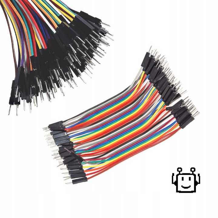 Kabel Przewody do płytki stykowej 10cm 40szt M-M kable